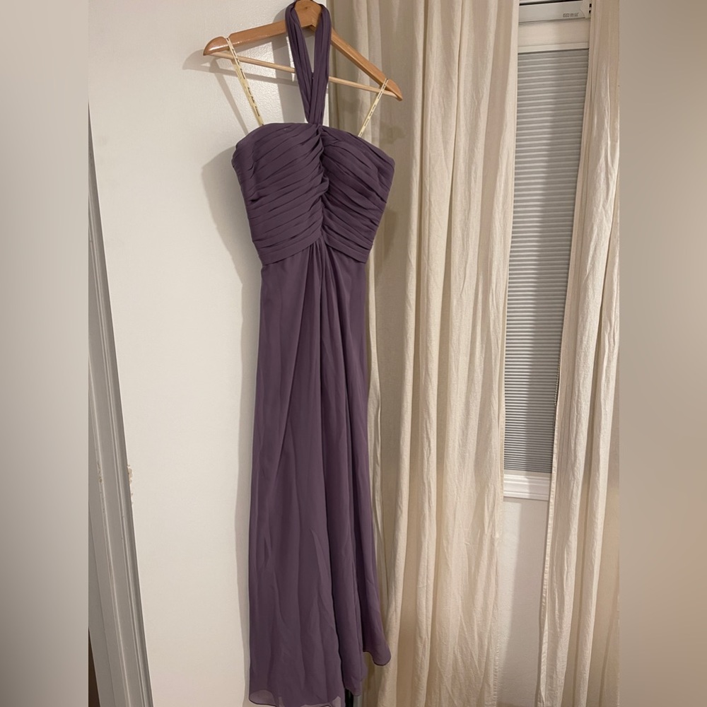 Monique lhuillier bridesmaid dress in purple